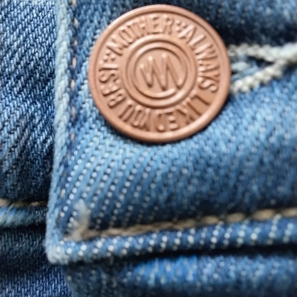 Anthropologie Blue Flare Jeans The Hustler Roller - Picture 10 of 12